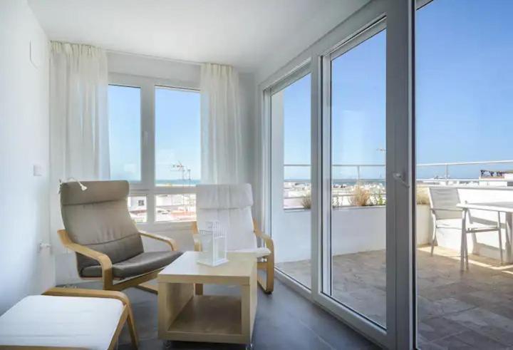 Apartamento Con Terraza Vistas Al Mar. Conil De La Frontera Eksteriør billede